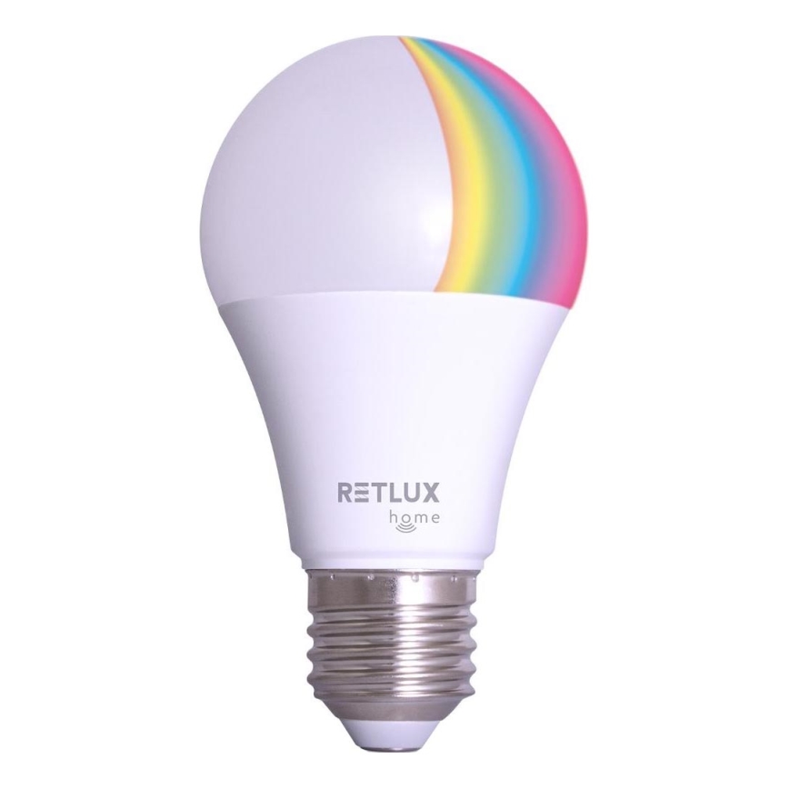 LED RGBW Reguliuojama lemputė A60 E27/9W/230V 2700-6500K Wi-Fi Tuya