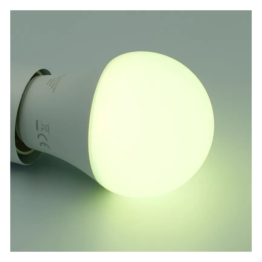 LED RGBW Reguliuojama lemputė A60 E27/9W/230V 2700-6500K Wi-Fi Tuya