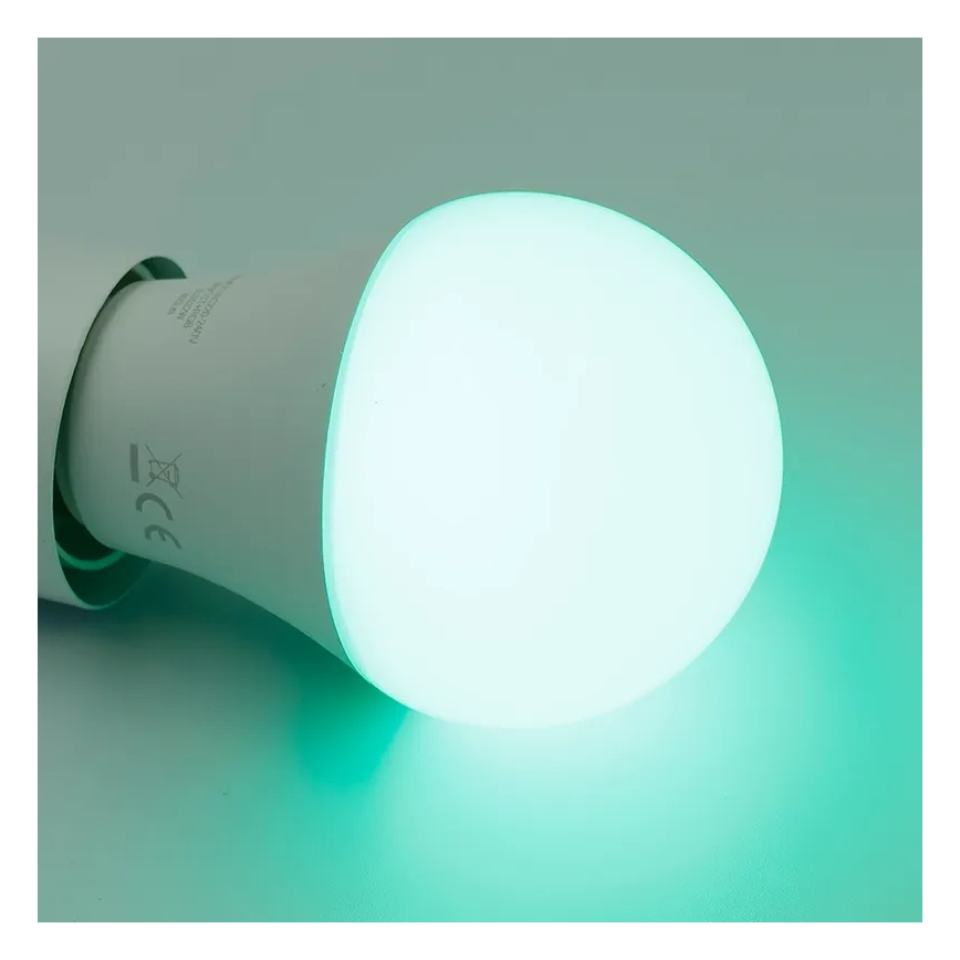 LED RGBW Reguliuojama lemputė A60 E27/9W/230V 2700-6500K Wi-Fi Tuya