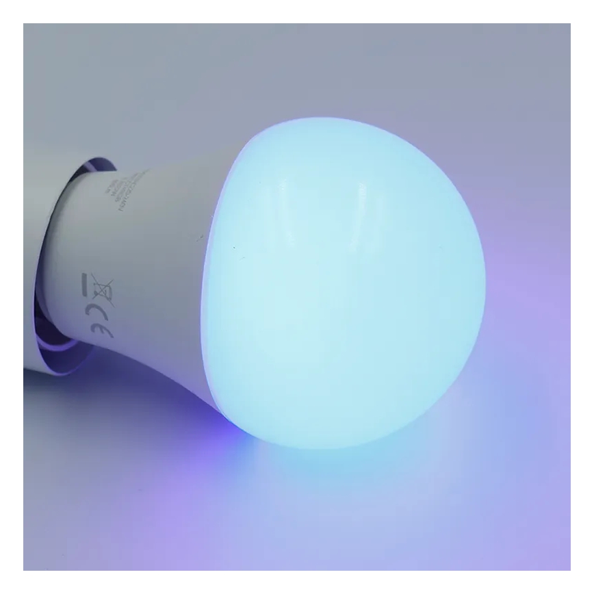 LED RGBW Reguliuojama lemputė A60 E27/9W/230V 2700-6500K Wi-Fi Tuya
