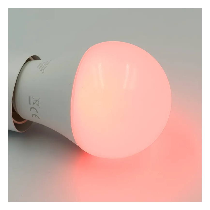 LED RGBW Reguliuojama lemputė A60 E27/9W/230V 2700-6500K Wi-Fi Tuya