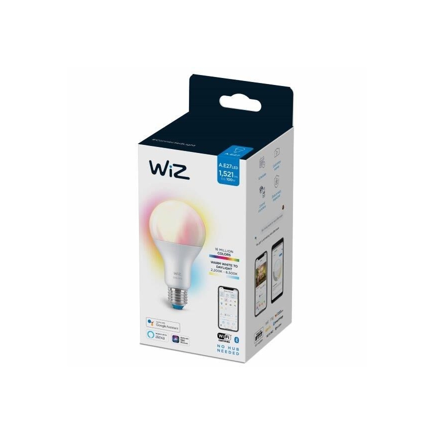 LED RGBW Reguliuojama lemputė A67 E27/13W/230V 2200-6500K CRI 90 Wi-Fi -WiZ