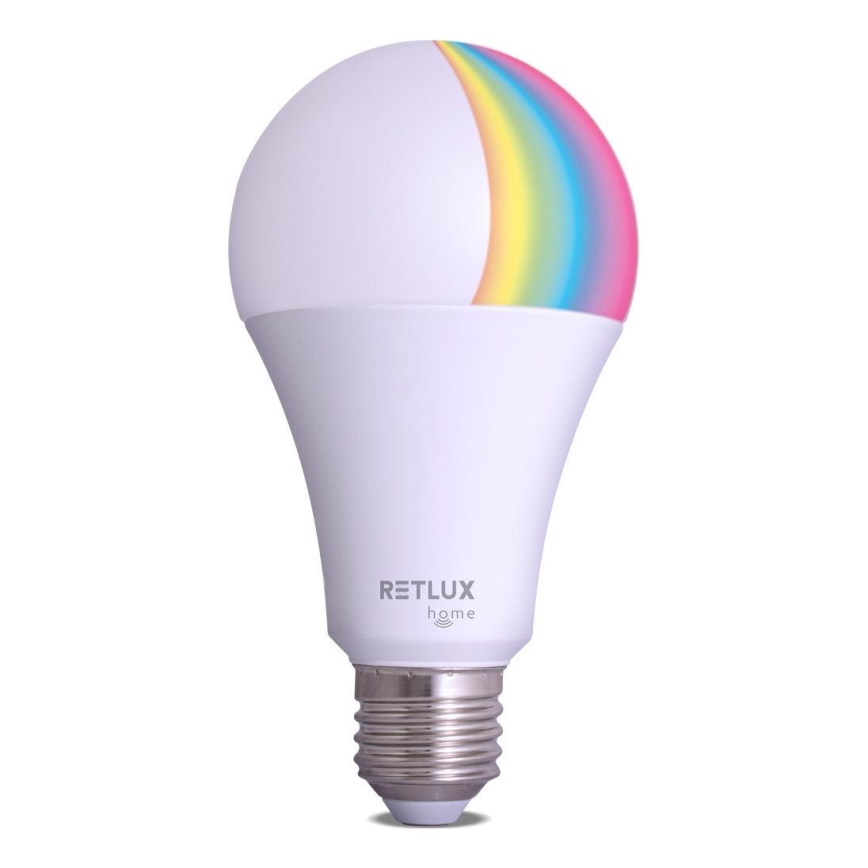LED RGBW Reguliuojama lemputė A70 E27/14W/230V 2700-6500K Wi-Fi Tuya