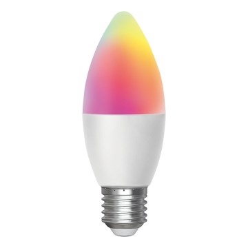 LED RGBW Reguliuojama lemputė C37 E27/4,9W/230V 2700-6500K - Aigostar