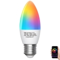 LED RGBW Reguliuojama lemputė C37 E27/5W/230V 3000-6500K Wi-Fi - Aigostar