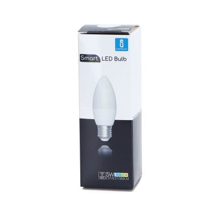 LED RGBW Reguliuojama lemputė C37 E27/5W/230V 3000-6500K Wi-Fi - Aigostar
