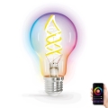 LED RGBW Reguliuojama lemputė FILAMENT A60 E27/4,9W/230V 2700K Wi-Fi - Aigostar