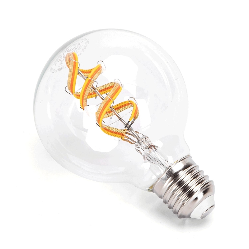 LED RGBW Reguliuojama lemputė FILAMENT G80 E27/4,9W/230V 2700K Wi-Fi - Aigostar