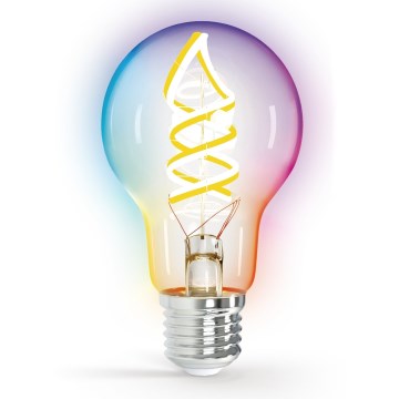 LED RGBW Reguliuojama lemputė FILAMENT MESH Išmanus A60 E27/4,9W/230V 2700K - Aigostar