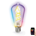 LED RGBW Reguliuojama lemputė FILAMENT ST64 E27/4,9W/230V 2700-6500K Wi-Fi - Aigostar