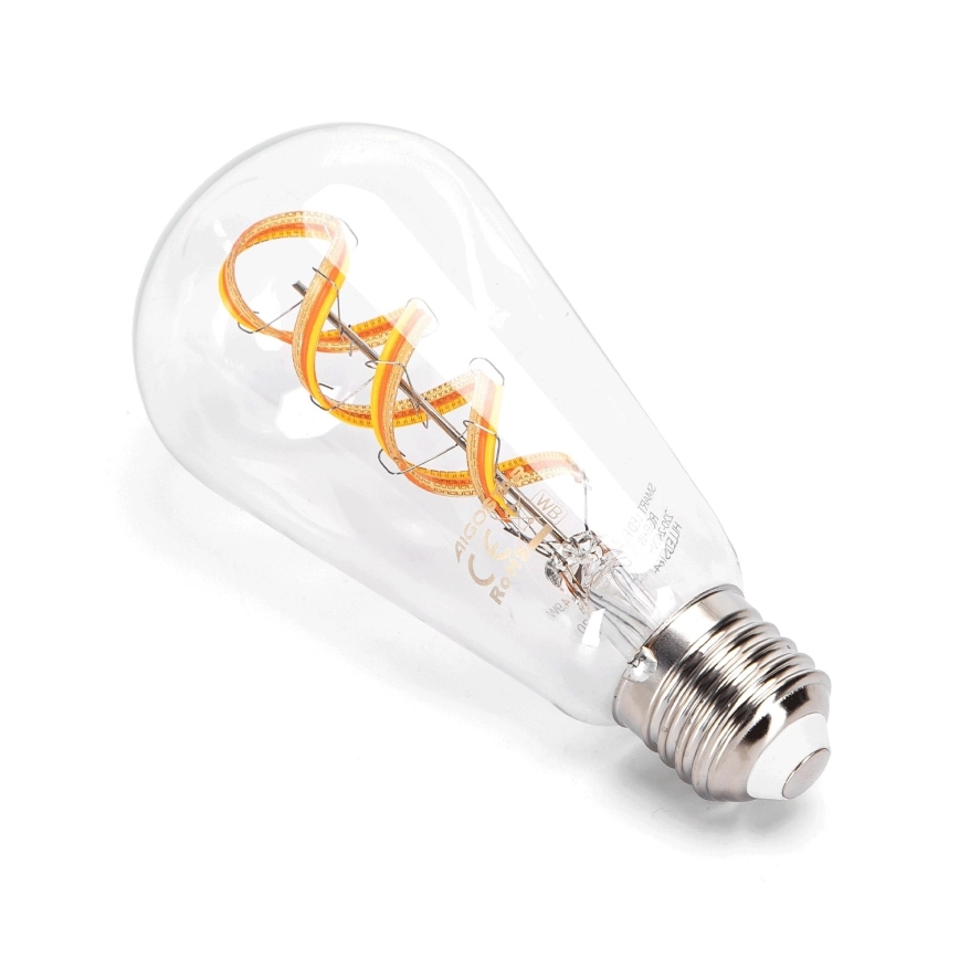 LED RGBW Reguliuojama lemputė FILAMENT ST64 E27/4,9W/230V 2700-6500K Wi-Fi - Aigostar