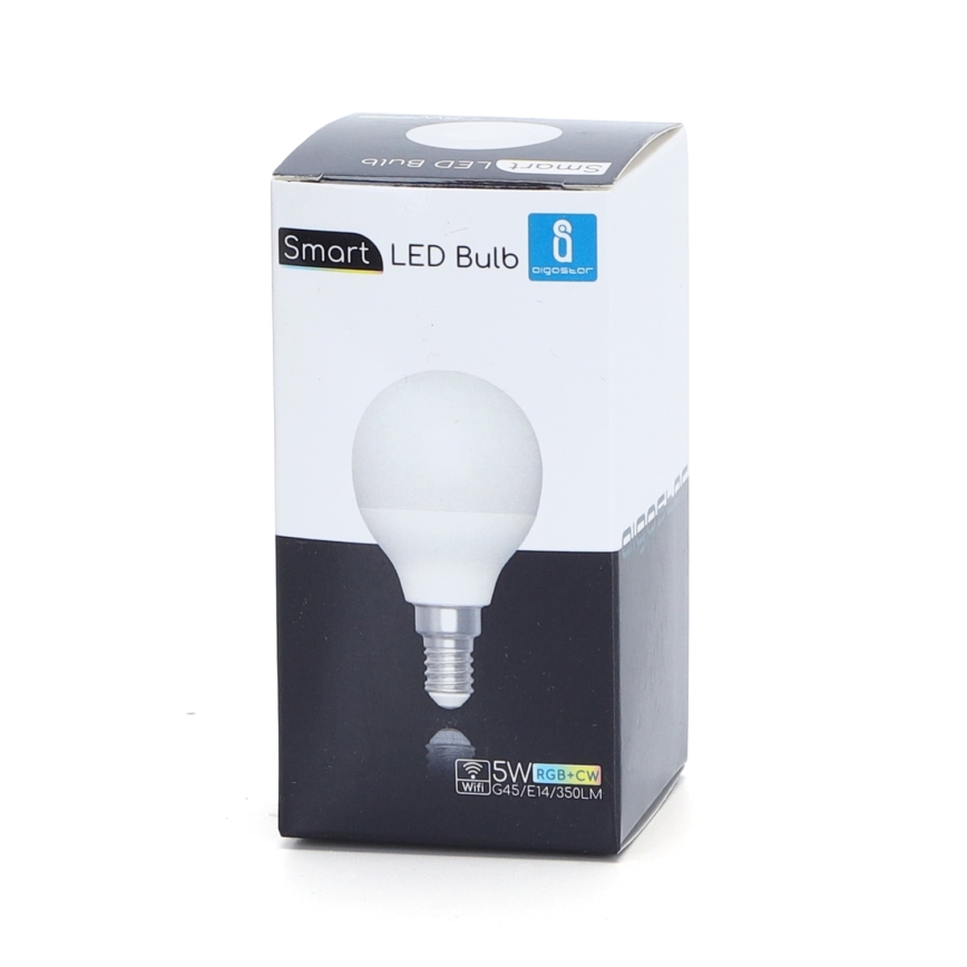 LED RGBW Reguliuojama lemputė G45 E14/5W/230V 3000-6500K Wi-Fi - Aigostar