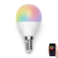 LED RGBW Reguliuojama lemputė G45 E14/7W/230V 3000-6500K Wi-Fi - Aigostar