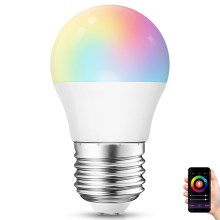 LED RGBW Reguliuojama lemputė G45 E27/4W/230V 2700-6500K Wi-Fi - Aigostar