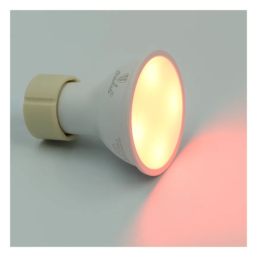 LED RGBW Reguliuojama lemputė GU10/4,5W/230V 2700-6500K Wi-Fi Tuya