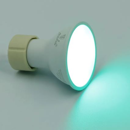 LED RGBW Reguliuojama lemputė GU10/4,5W/230V 2700-6500K Wi-Fi Tuya
