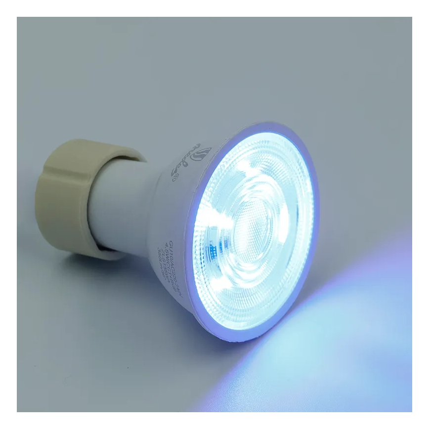 LED RGBW Reguliuojama lemputė GU10/4,5W/230V 2700-6500K Wi-Fi Tuya
