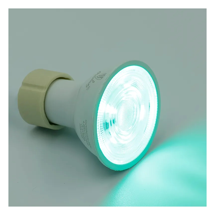 LED RGBW Reguliuojama lemputė GU10/4,5W/230V 2700-6500K Wi-Fi Tuya