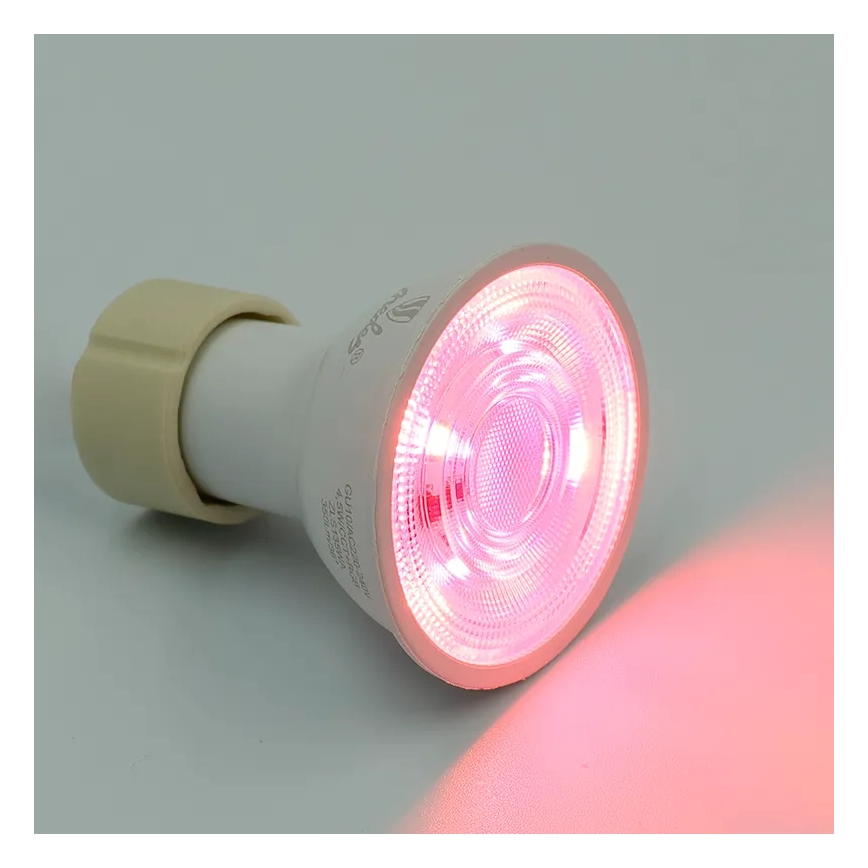 LED RGBW Reguliuojama lemputė GU10/4,5W/230V 2700-6500K Wi-Fi Tuya