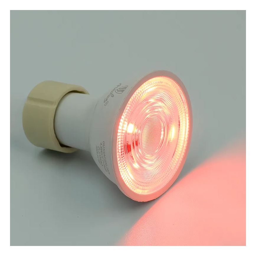 LED RGBW Reguliuojama lemputė GU10/4,5W/230V 2700-6500K Wi-Fi Tuya