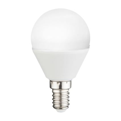LED RGBW Reguliuojama lemputė E14/4,9W/230V 2700K + nuotolinio valdymo pultas - Globo
