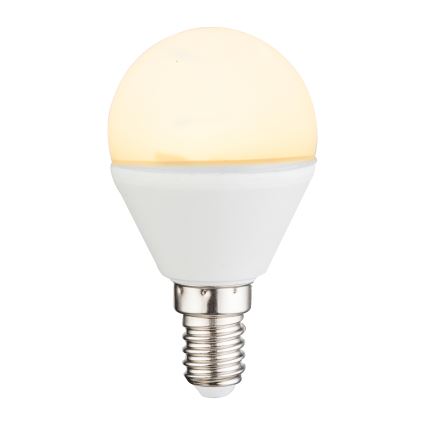 LED RGBW Reguliuojama lemputė E14/4,9W/230V 2700K + nuotolinio valdymo pultas - Globo