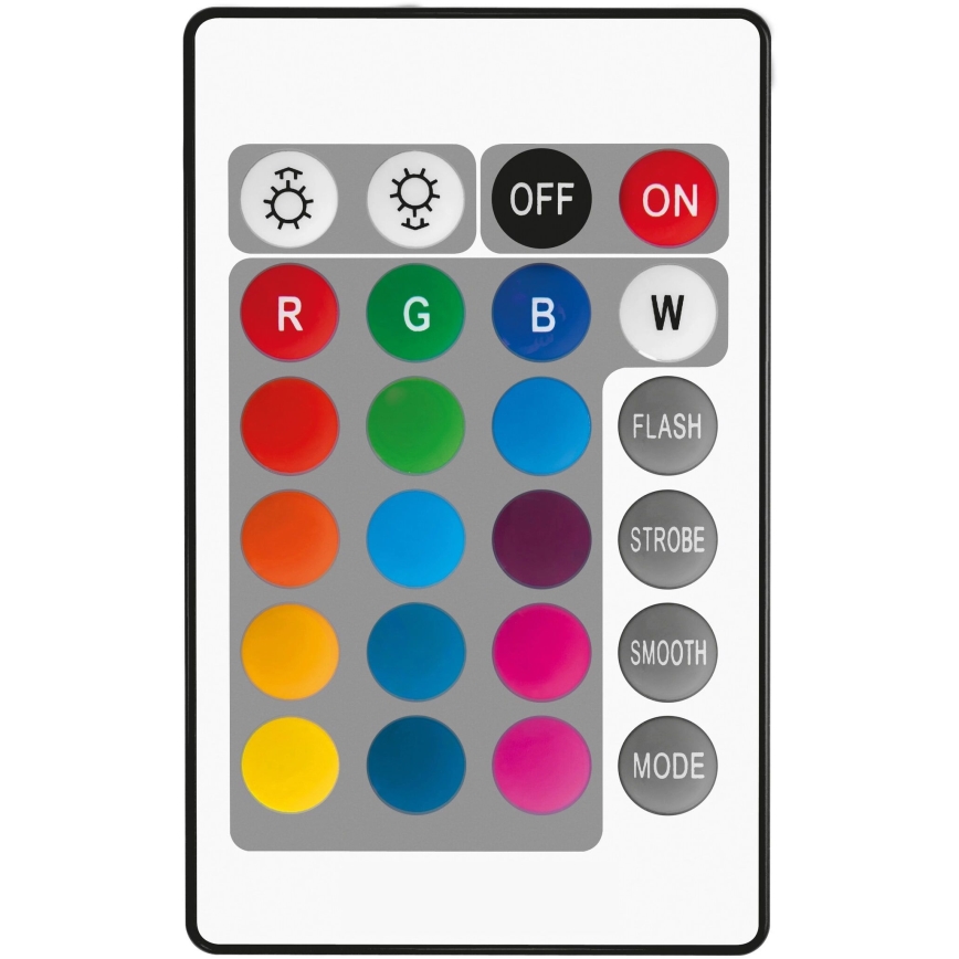 LED RGBW Reguliuojama lemputė E14/4,9W/230V 2700K + nuotolinio valdymo pultas - Globo