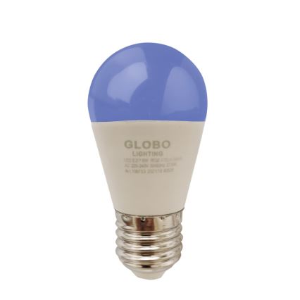 LED RGBW Reguliuojama lemputė E27/6W/230V 3000K + nuotolinio valdymo pultas - Globo