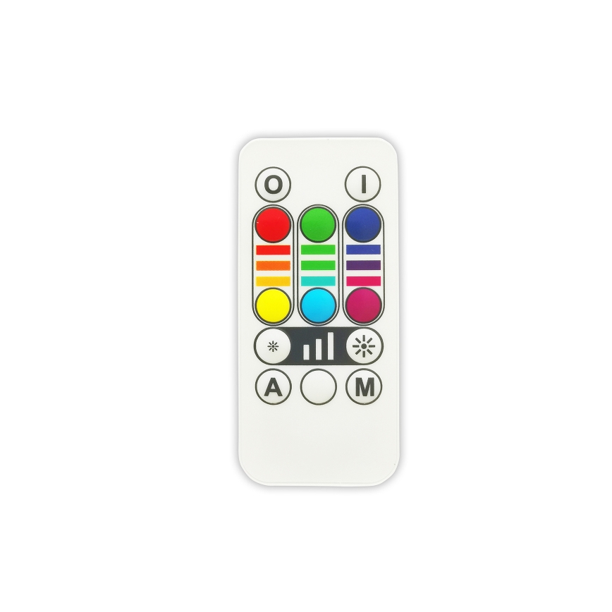 LED RGBW Reguliuojama lemputė E27/6W/230V 3000K + nuotolinio valdymo pultas - Globo