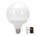 LED RGBW reguliuojama lemputė MESH G120 E27/18W/230V 6500K + nuotolinio valdymo pultas - Aigostar