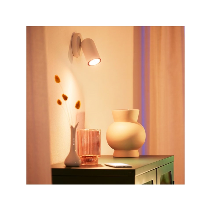 LED RGBW Reguliuojama lemputė PAR16 GU10/4,7W/230V 2200-6500K CRI 90 Wi-Fi - WiZ