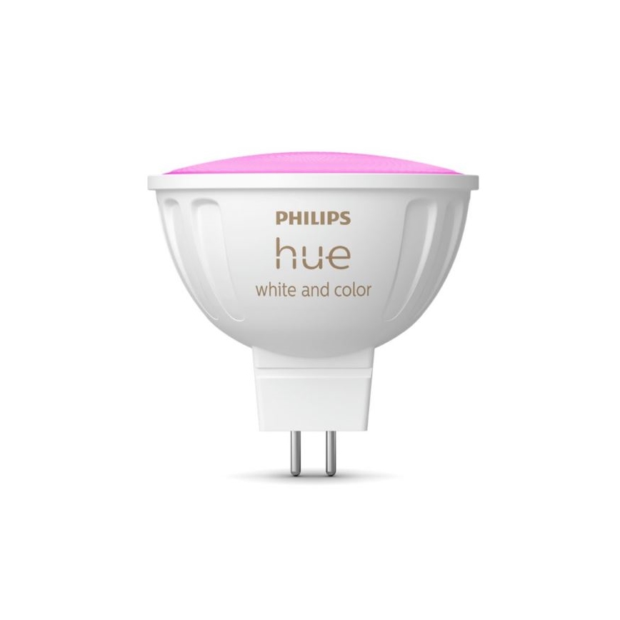LED RGBW Reguliuojama lemputė Philips Hue White And Color Ambiance GU5,3/MR16/6,3W/12V 2000-6500K