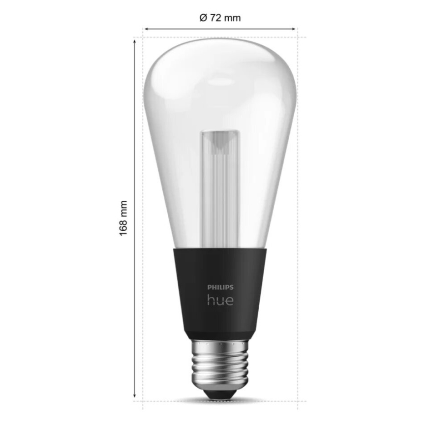 LED RGBW Reguliuojama lemputė Philips Hue White And Color Ambiance E27/6,8W/230V 2000-6500K