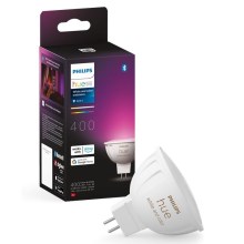 LED RGBW Reguliuojama lemputė Philips Hue White And Color Ambiance GU5,3/MR16/6,3W/12V 2000-6500K