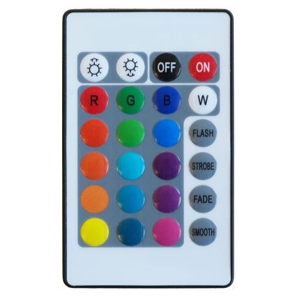 LED RGBW Reguliuojama lemputė SMART A60 E27/8,5W/230V 4000K + nuotolinio valdymo pultas