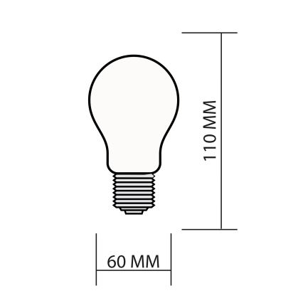 LED RGBW Reguliuojama lemputė SMART A60 E27/8,5W/230V 4000K + nuotolinio valdymo pultas