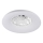 LED RGBW reguliuojamas lubinis šviestuvas su ventiliatoriumi PLAVE PAN LED/24W/230V 3000-6500K skersmuo 48,5 cm, baltas + nuotolinis valdymas