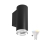 LED RGBW reguliuojamas vonios sieninis šviestuvas TURYN 1xGU10/4,8W/230V 3000K IP44 juodas + nuotolinis valdymas
