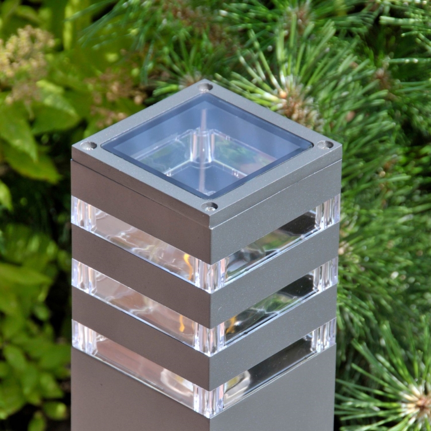 LED RGBW dimeriuojama lauko lempa TEKSAS 1xE27/9W/230V 2700-6500K Wi-Fi 74 cm IP44 antracitas