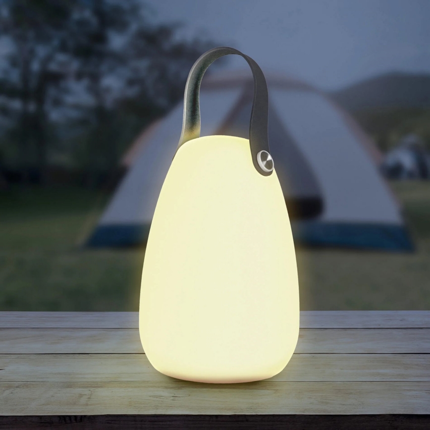 LED RGBW Saulės energija įkraunamas šviestuvas CANARIA LED/2W/1,2V 400 mAh IP44 balta