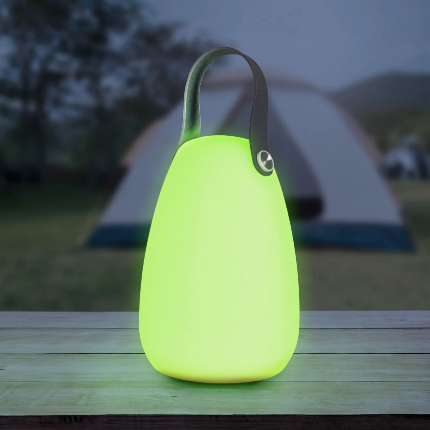 LED RGBW Saulės energija įkraunamas šviestuvas CANARIA LED/2W/1,2V 400 mAh IP44 balta