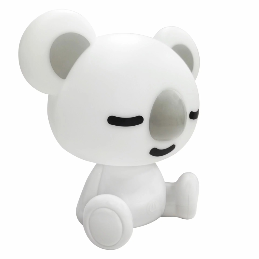 LED RGBW šviesos reguliavimas children's naktinis mažas lempa LED/2,5W/230V koala balta