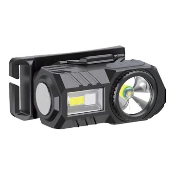 LED RGBW šviesos reguliavimas rechargeable headlamp USB LED/3W/5V IP43 190 lm 24 h