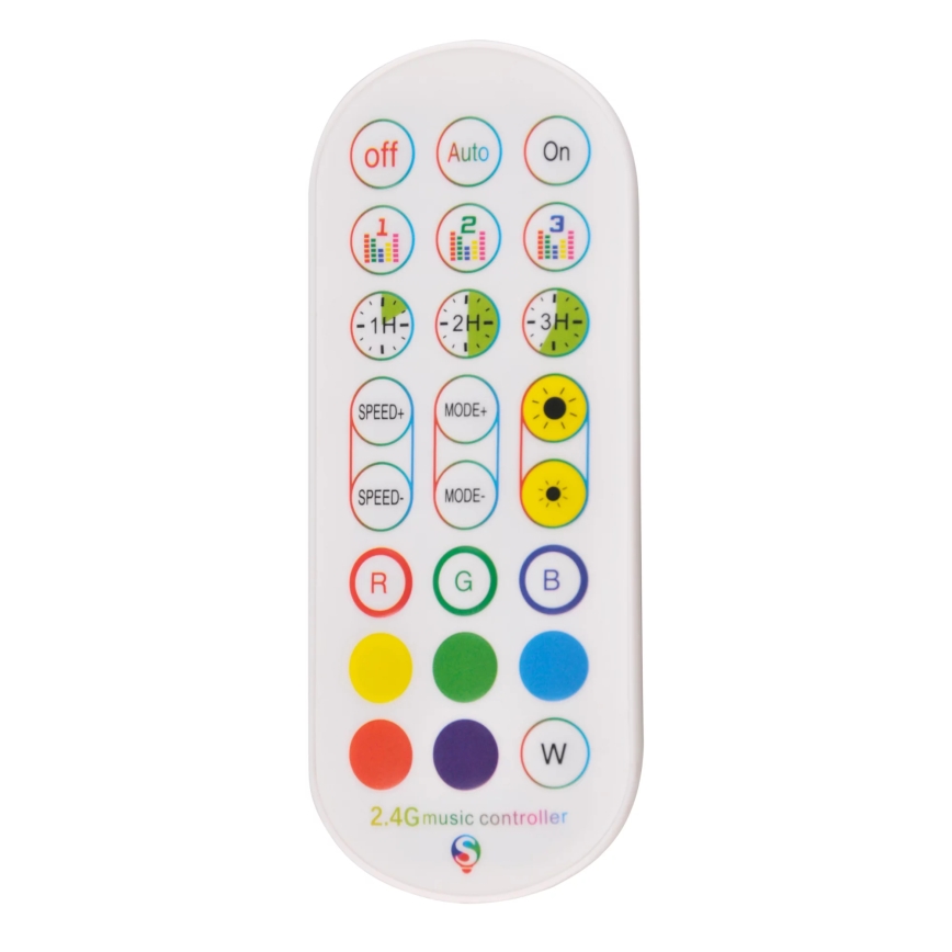 LED RGBW Pritemdomas toršeras MAGICAL LED/7W/230V + nuotolinio valdymo pultas