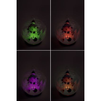 LED rutulys su sniego seniu 1xLED/3xLR44