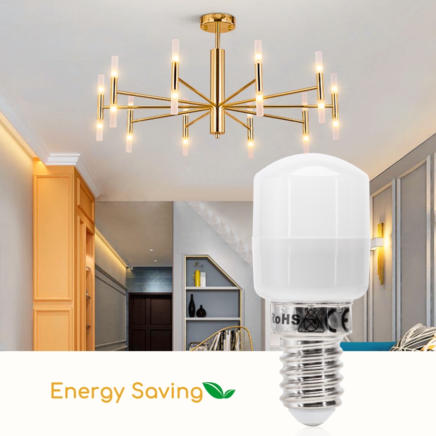 LED šaldytuvo lemputė T26 E14/2,5W/230V 3000K - Aigostar