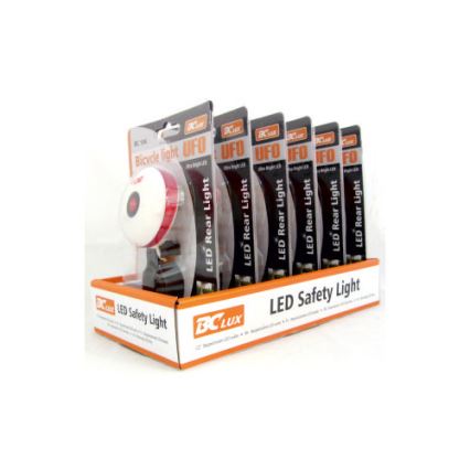 LED Saugumo žibintas dviračiui BCLUX LED/2xAAA