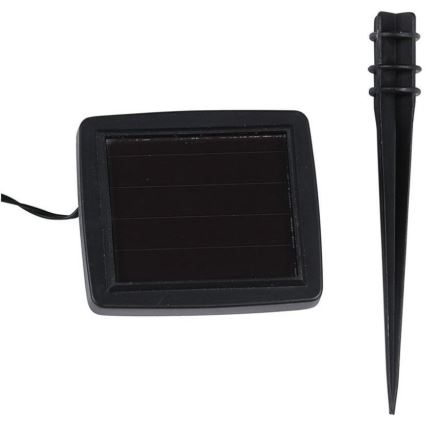 LED saulės baterijų grandinė 10xLED/1W/1,2V 1xAA 2 m IP44 3000K 300 mAh
