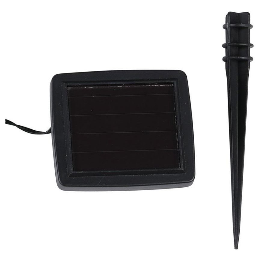 LED saulės baterijų grandinė 10xLED/1W/1,2V 1xAA 2 m IP44 3000K 300 mAh