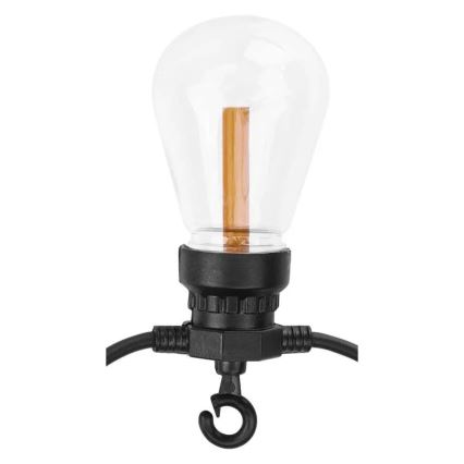 LED saulės dekoracinė girlianda 10xLED/0,6W/1,2V 4,5m IP44 800 mAh